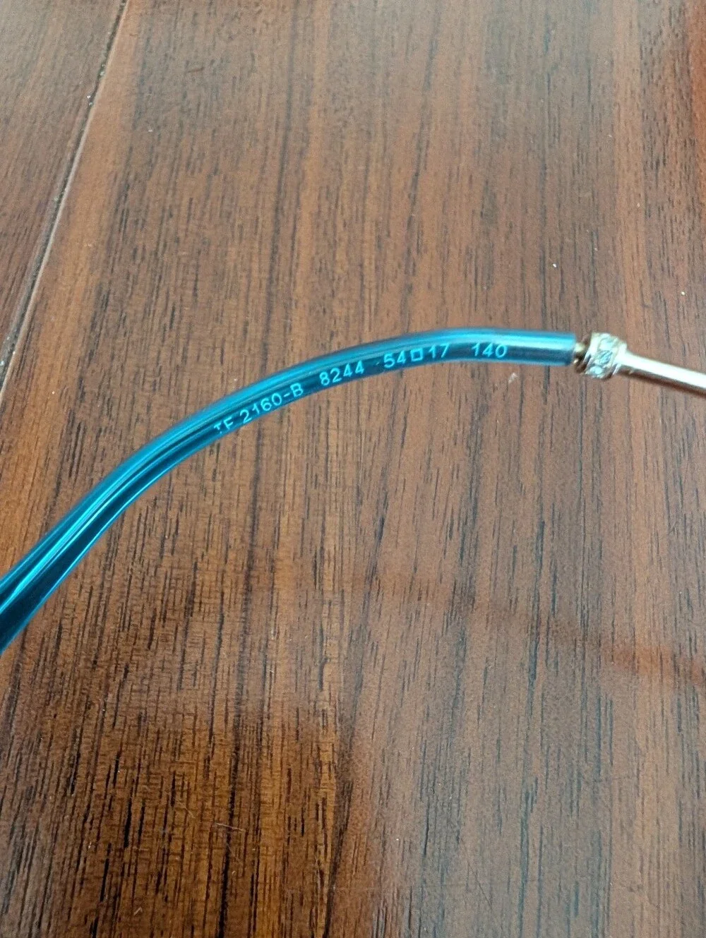 Tiffany & Co. Eyeglasses TF 2160-B 8244 54-17-140 Blue Italy Frames Only